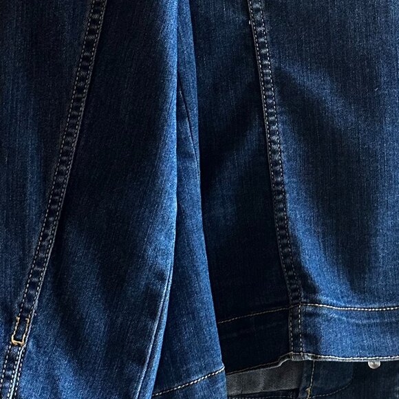 Croft & Barrow Stretch Denim Button-up Jacket Women's L - Picture 5 of 6